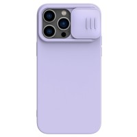  Maciņš Nillkin CamShield Silky Silicone Apple iPhone 15 Plus light purple 